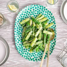 Creamy Cucumber Salad Recipe Page