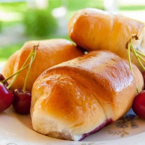 Buchty - Sweet Cherry Filled Buns Image