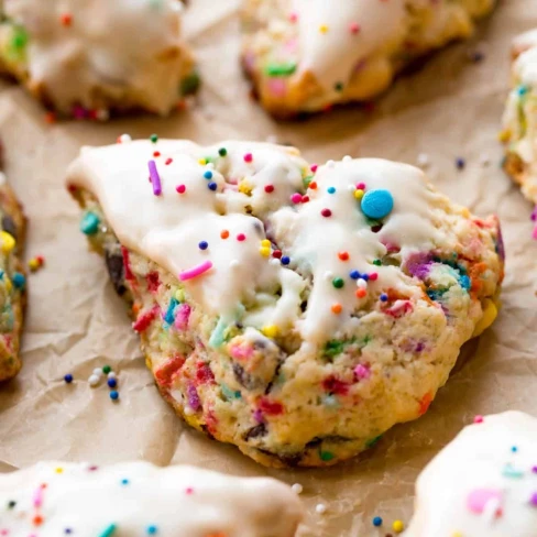 Rainbow Sprinkle Chip Scones Image