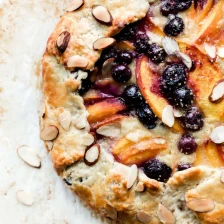 Blueberry Peach Frangipane Galette Recipe Page