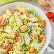 Caesar Pasta Salad with Avocado Recipe Page