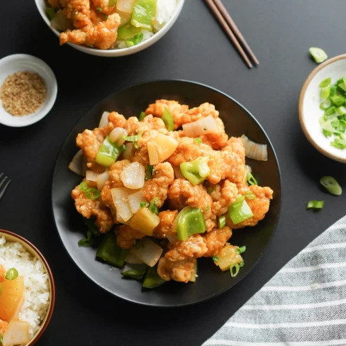 Sweet and Sour Pork (w/ Pineapple, Onion, Bell Pepper) Image