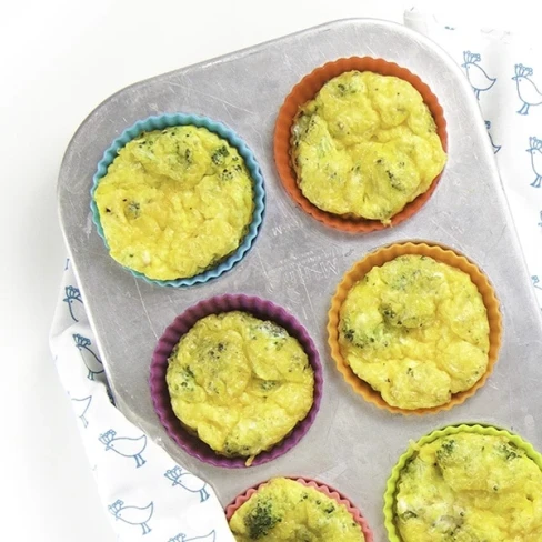 Broccoli Egg Muffins for Baby + Toddler (Baby-Led Weaning) Image