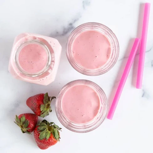 Strawberry Smoothie with Veggies Image