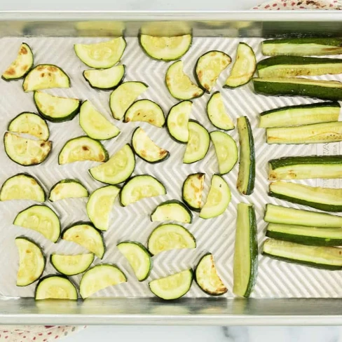 Easy Roasted Zucchini (to Share with the Kids!) Image