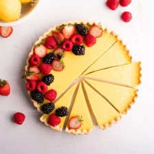 Gluten Free Lemon Tart With Fresh Berries Recipe Page