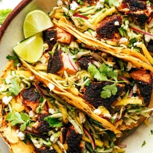 Blackened Salmon Tacos Recipe Page