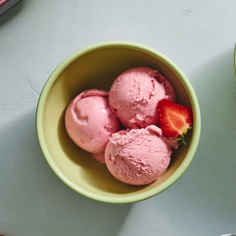 The Best Strawberry Ice Cream Recipe Image