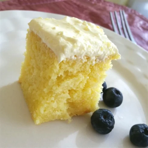 Lemon Cooler Cream Cake Image