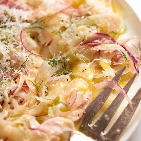 Fennel Salad with Lemon Dressing and Parmesan Image