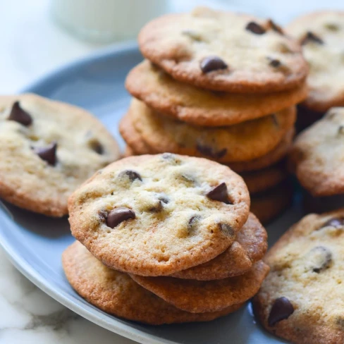 Tate&#039;s Copycat Thin &amp; Crisp Chocolate Chip Cookies Image