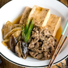 Simmered Beef and Tofu (Niku Dofu) Recipe Page