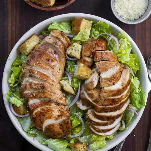 Lemon Parmesan Chicken Salad Image