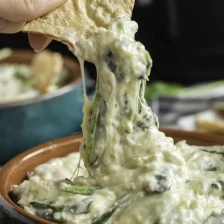 Slow Cooker Spinach Artichoke Dip Recipe Page