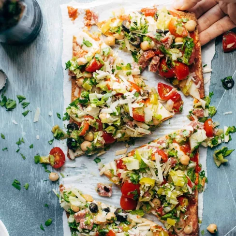 Chopped Salad Pizza Image