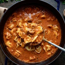 Lasagna Soup with Tortellini Recipe Page