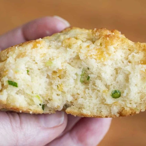 Cheesy Garlic Scapes Biscuits Image