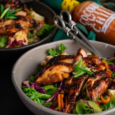 Sticky Grilled Chicken Salad | Marion&#039;s Kitchen Image