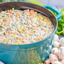 Creamy Vegetable Soup Recipe Page