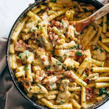 Sun Dried Tomato Chicken Florentine Pasta Recipe Page