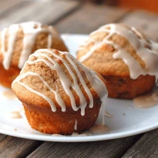 Small Batch Vanilla-Glazed Apple Cinnamon Muffins Recipe Page