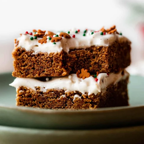 Gingerbread Cookie Bars Image