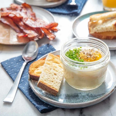 Sous Vide Egg and Mashed Potato Breakfast Jars Recipe Image