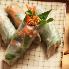 Easy Vegan Crispy Tofu Spring Rolls Recipe Page