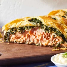 Salmon Wellington Recipe Page