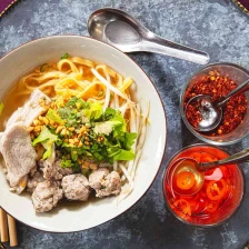  Guaydtiaao Moo Nam Sai (Thai Clear Pork Noodle Soup With Pork Meatballs)  Recipe Page