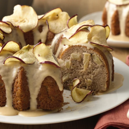 One-Bowl Apple-Spice Bundt Cake With Butterscotch Glaze Image