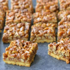 Pecan Shortbread Squares Recipe Page