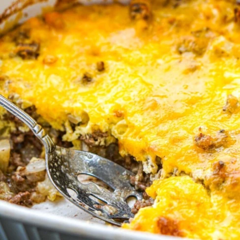 Low Carb Cheeseburger Casserole Recipe Image