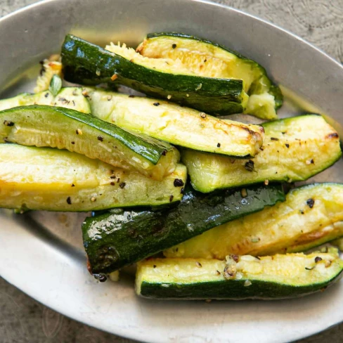 Roasted Zucchini With Garlic Image