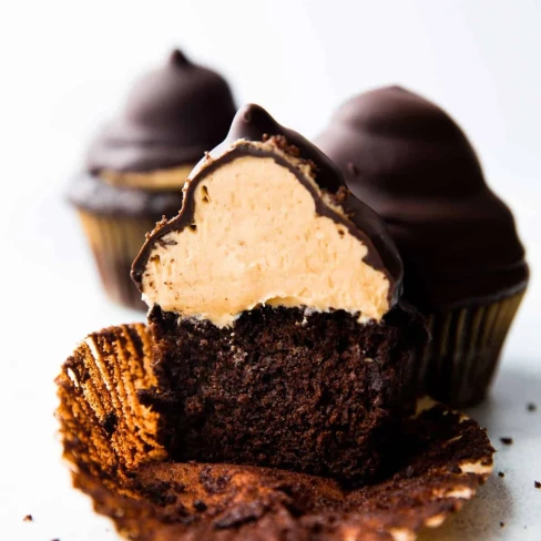 Peanut Butter Hi-Hat Cupcakes Image