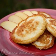 Oladi with Apples (Russian Buttermilk Pancakes) Recipe Page