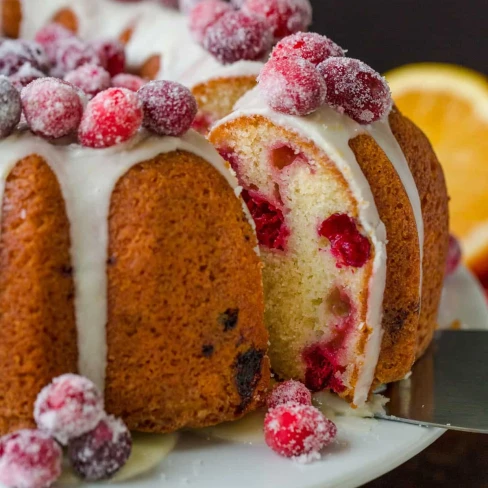 Cranberry Bundt Cake Recipe Image