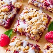 Raspberry Streusel Bars Recipe Page