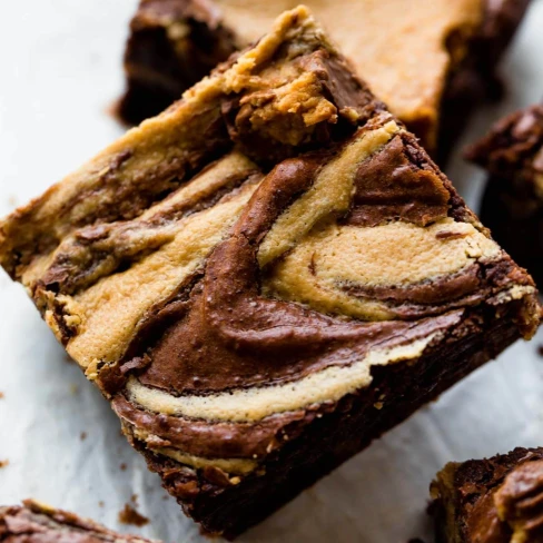 Mega Peanut Butter Swirl Brownies Image