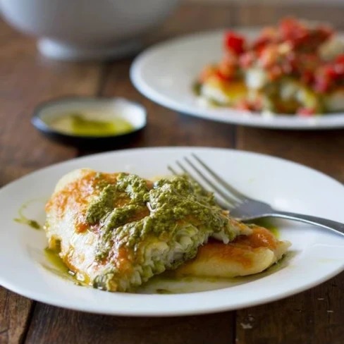 Parmesan Pesto Tilapia Image