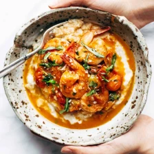 Garlic Basil Shrimp And Grits Recipe Page