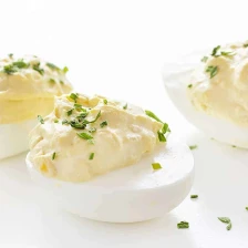 French Onion Deviled Eggs Recipe Page