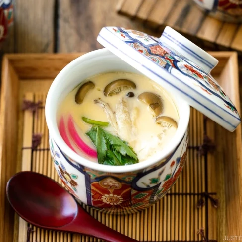 Chawanmushi (Japanese Savory Steamed Egg Custard) Image