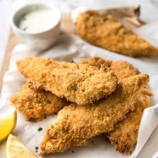 Oven Fried Parmesan Baked Chicken Tenders Recipe Page