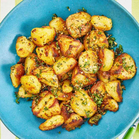 The Simple Trick For The Crispiest Air Fryer Roasted Potatoes Image