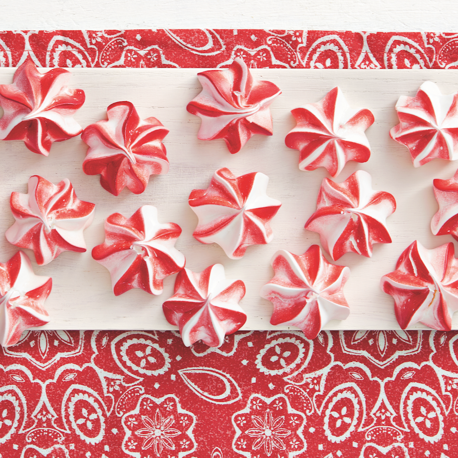 Peppermint Meringues Recipe Page