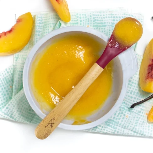 Peach Baby Puree (Stage One) Image