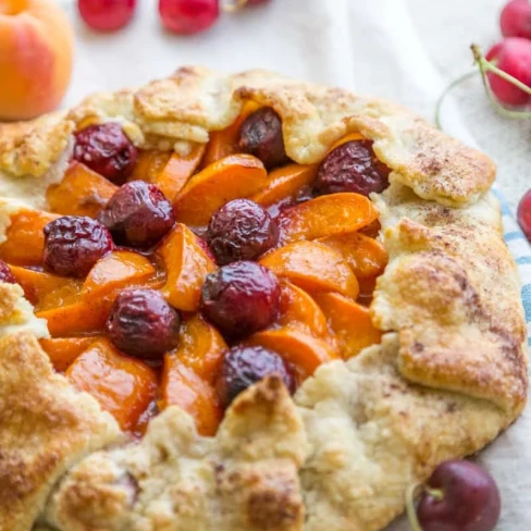 Apricot Cherry Galette Image