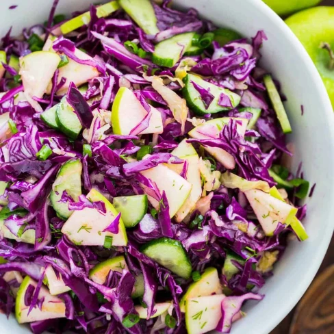 Red Cabbage Salad with Apple Image