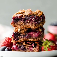 Healthy Berry Streusel Bars Recipe Page